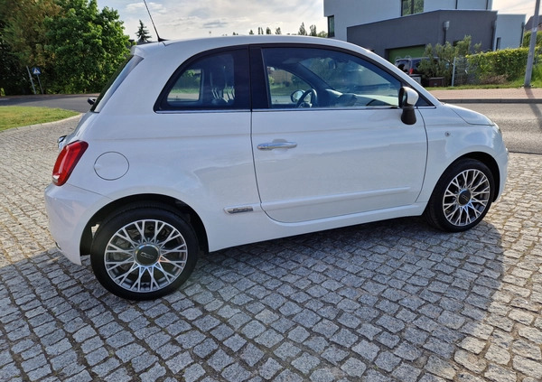 Fiat 500 cena 48900 przebieg: 10500, rok produkcji 2020 z Skoki małe 137